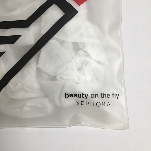 Sephora Red Lipstick Travel Bag Jet Beauty on the Fly Reusable Plastic Cosmetics - Picture 3 of 8